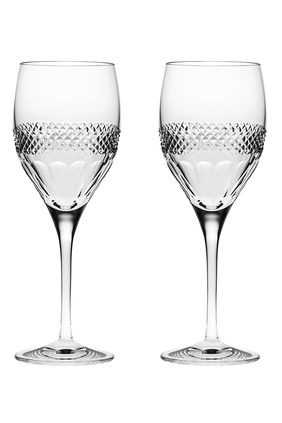Crystal Glasses Large, Set of 2